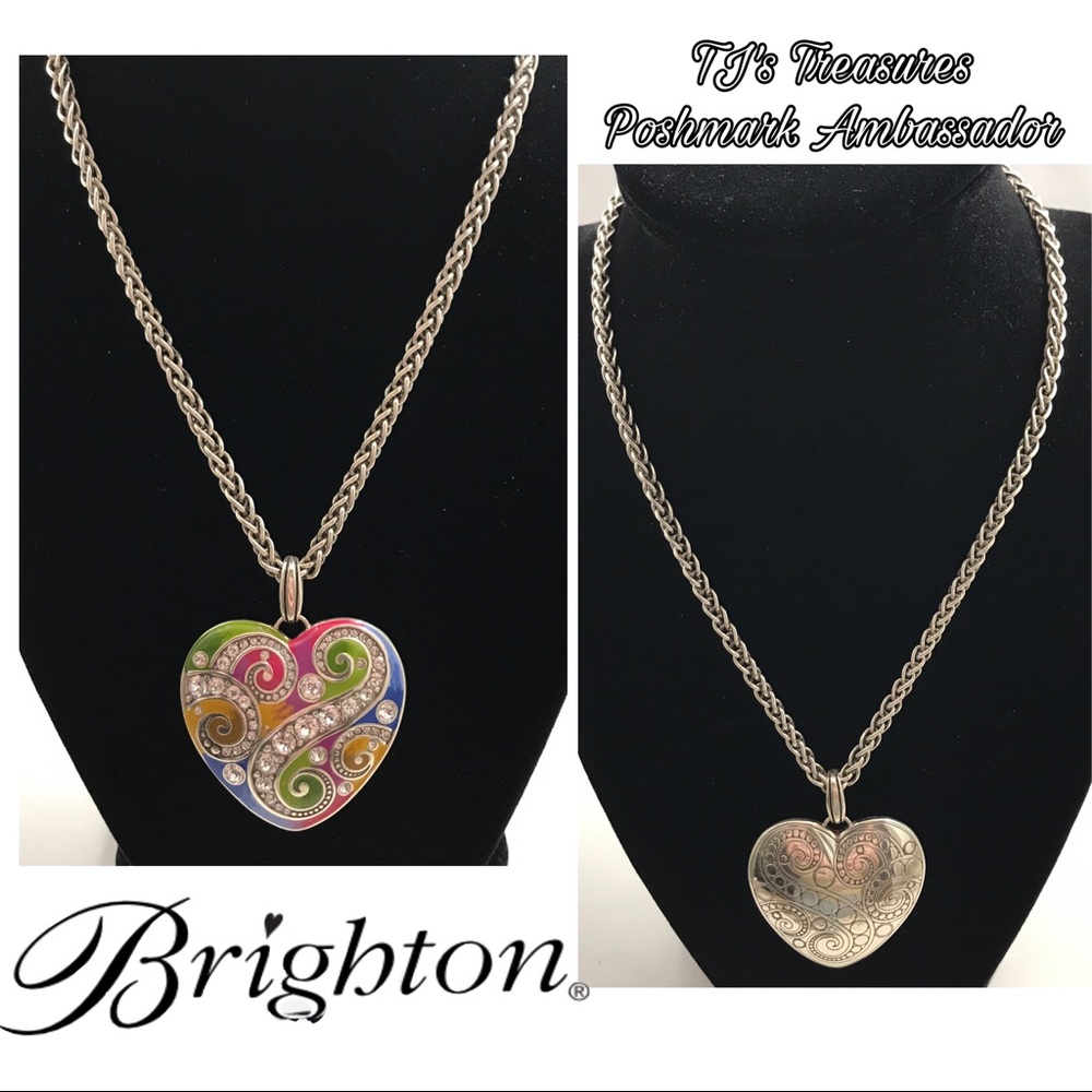 ⭐️BRIGHTON⭐️La Bella Heart Reversible Necklace